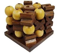 Tic-Tac-Toe 3d Strategy Wooden Game