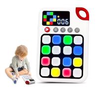 Tic Tac Toe Console de jeu éducative électronique, 7 en 1, console de jeu portable, jeux de voyage familiaux, console de jeu de puzzle adaptée aux enfants de 7 à 14 ans