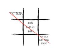 Tic Tac Toe Game Book: 33 Rounds • Best of 13 • Winner Tally Scorebook for Kids & Families