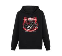 TICABIN Billy Eight Three Wheels Mens Hoodies Casual Cotton Unisex Black Sleeveless L