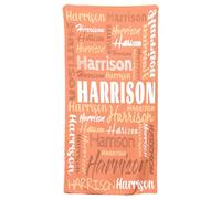 TICBIK Personnalisée Serviette Drap De Plage Bain Enfant Prénom, Serviettes Microfibre Plage Piscine Enfant Personnalisée avec Prénom