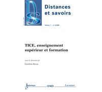 Tice, enseignement superieur et formation distances et savo - Caroline Rizza - Hermes Science Publications - broché - Livre