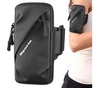 TicEaik Brassard de course imperméable pour sports de plein air, s'adapte à l'iPhone et à tous les téléphones portables, utilisation pour la course, la marche, la randonnée et le cyclisme