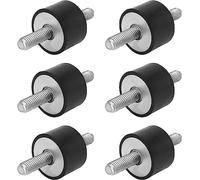 Ticeed 6PCS Silent Bloc M8, Silent Bloc Caoutchouc Amortisseur en Caoutchouc Support de Vibration en Caoutchouc Anti-vibration M8 30 x 20 Isolateur our Bateau Voiture Amortisseur Silencieux