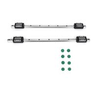 TICFOX 2PCS Guide de la doublure rail Rail précis HG15 Strong Interchangeabilité avec 4PCS HG15 Bloc de diapositives (HG15-500 mm)