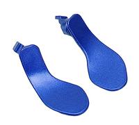 Ticfox 4 pièces contrôleur de jeu palettes arrière remplacement professionnel boutons arrière en métal pour contrôleur Edge (Bleue)