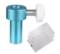 TICFOX Adaptateur de stylo pour machine de découpe avec 3 tapis de découpe 6,5 x 4,5 pouces pour machine de découpe JOY Porte-stylo en alliage d'aluminium pour marqueur de 8 mm de (2)