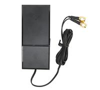 Ticfox Antenne sans Fil pour Ordinateur, Pliable et Rotatif, Double Bande, WiFi RP SMA, Trou intérieur, Signal à Gain élevé, stabilité Universelle, ABS Noir