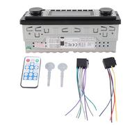 Ticfox Autoradio Lecteur MP3 Bluetooth FM Sortie Audio 4 canaux Qualité sonore HD avec télécommande pour système de Divertissement de Conduite de véhicule