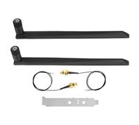 Ticfox Câble d'extension d'antenne WiFi M2 Antenne Externe SMA à Gain élevé pour Cartes réseau sans Fil avec antennes omnidirectionnelles 8DB Compatible avec la Carte Bluetooth NGF