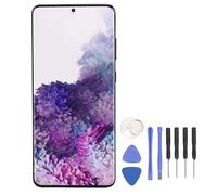 Ticfox Écran de remplacement de téléphone professionnel 6,7 pouces LCD affichage numériseur assemblée avec capteur d'empreintes digitales pour S20 Plus 5G SM G986B EU versi (Noire)