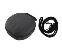 Ticfox Étui de Transport pour Lunettes VR, Coque Rigide, résistant aux Chocs, Double Fermeture éclair, Sac de Rangement de Grande capacité avec bandoulière pour Casques et accessoi (Noire)