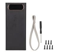 Ticfox Kit de Banque d'alimentation DIY, boîtier de Batterie Portable Haute capacité 16x18650 avec écran LCD, Double Sortie USB et entrée de Type C pour Smartphones, matériau ABS 2 (Noire)