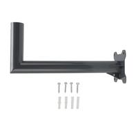 Ticfox Kit de montage Internet par Satellite, professionnel, résistant aux intempéries, robuste et sûr, support sur poteau de toit pour V2, acier inoxydable gris, 100x100x3mm