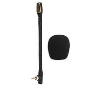 Ticfox Microphone détachable de Remplacement pour Casque Astro A40, Micro en métal avec Couvercle en éponge, Voix Claire, Accessoires de Micro de Jeu, léger et Durable