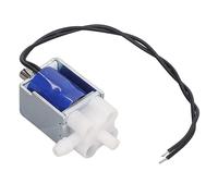 Ticfox Mini électrovanne 2 positions 3 voies, 100mA 0,6W Soupape d'échappement électromagnétique Micro-électrovanne à réponse rapide Normalement ouverte pour Industrie, Laboratoire(DC 6V)