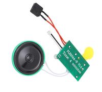 Ticfox Module de Carte de vœux enregistrable DIY, Puce d'enregistrement Vocal et sonore, déclencheur de détection de lumière, Lecture de 4 Minutes pour Cartes de Noël, Coffrets cad (rejoue-Le)