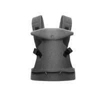 Ticfox Nacelle ergonomique, respirante et rembourrée, 3 façons de le porter, sangles réglables, pour nouveau-nés et tout-petits de 3 à 36 mois (3,5 à 20 kg) gris clair