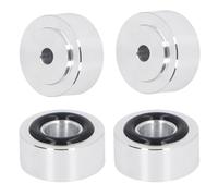 Ticfox Pieds d'absorption des Chocs pour Haut-parleurs, Plate-Forme d'isolation en Alliage d'aluminium, Ensemble de 4 pièces pour Une qualité sonore améliorée et Un Amortissement d