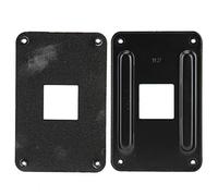 TICFOX Plaque Arrière de Refroidissement, CPU Heatsink Bracket Backplane pour Processeur AM4 A320, B350, B450, X370 et Autres Modèles de Carte Mère (Métal, Noir)