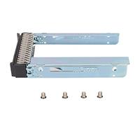 Ticfox Plateau de Disque Dur 2,5 Pouces SAS SATA Universel en métal ABS Support de Disque Dur échangeable à Chaud pour SR650 SR550 SR570 HR630X HR650S Argent Noir