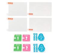 Ticfox Protecteur d'écran LCD supérieur, verre trempé, dureté 9H, résistant aux rayures, haute sensibilité, film PET transparent pour nouveau 3DS XL, paquet de 2