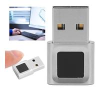 Ticfox Scanner d'empreintes digitales USB, lecteur d'empreintes digitales biométrique pour Windows, compatible avec Windows 10/11 32/64 bits, détection à 360° et amélioration automatique de la qualité