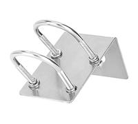 Ticfox Support d'antenne d'autoradio Robuste en Acier Inoxydable, Pince à Boulon en U pour antennes montées sur véhicule et Installation sur Balcon