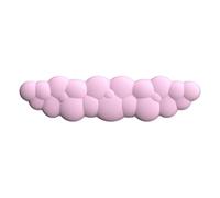 Ticfox Tapis de souris Cloud Repose-poignet en mousse à mémoire de forme de repose-poignet design mignon en forme de nuage confort ergonomique pour station de vol à domicile (rose)