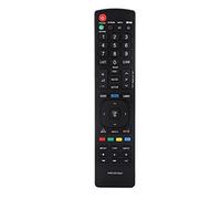 Ticfox Télécommande Universelle Noire AKB72915244 de Remplacement pour contrôleur TV LCD LED Intelligent avec Touches de Navigation de Menu, Conception à économie d'énergie, légère
