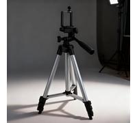 Ticfox Trépied Universel Portable avec Support pour Smartphone et Sac de Transport, Trépied Réglable en Hauteur (35-102 cm), Pieds Télescopiques pour Appareil Photo, Caméscope, Smartphone