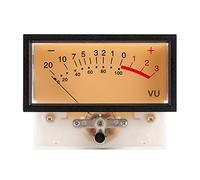 Ticfox VU Mètre En-tête TN-73, Haute Précision Audio Analogique VU-mètre Indicateur de Niveau avec Rétro-éclairage pour Le Bricolage, Le Studio, Les Plates-formes Vocales