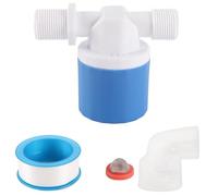 Ticha Robinet flotteur automatique 1/2" Entrée latérale Régulateur de niveau d'eau Dispositif de remplissage automatique et vanne de régulation d'arrêt de type intérieur pour réservoir d'eau Aquarium