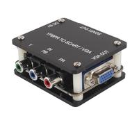 Ticha YUV TO RGBS YPBPR to SCART YPBPR TO VGA Convertisseur vidéo pour console de jeu, décodeurs, RGBS To Color Difference Component Transcoder