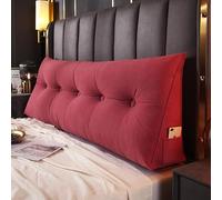 Tiche de Lit de la Chaise Haute Triangulaire Lire de Lecture , Couper de la Tête d'oreiller de Coin , Dortoir Jumeau de Support Arrière Coussin de Lit d'oreiller , avec Couvercle Amovible Et Deux
