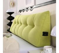 Tiche de Lit de la Chaise Haute Triangulaire Lire de Lecture , Couper de la Tête d'oreiller de Coin , Dortoir Jumeau de Support Arrière Coussin de Lit d'oreiller , avec Couvercle Amovible Et Deux