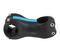 Tiche réglable, extension mate mate en fibre de carbone en carbone moins colonne à 17 ° Riser de tige de vélo pour guidon, Aluminium Ally Mountain Bike Grodbar Riser (Blue 80 * 31.8mm)