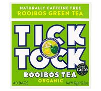 Tick Tock Organic Green Rooibos Teabags 40 per Pack