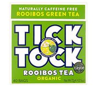Tick Tock Rooibos Lot de 40 sachets de thé Vert 72 g