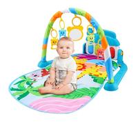 Ticker De Baignade - Jeunes Animaux - Autocollants De Bain Fixés Pour Les, Tapis De Jeu Sans Glissement, Exploration Sensorielle Précoce, Tapis D'activité De Piano Pour La Période Abdominale