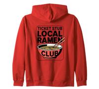 Ticket Stub Local Ramen Club Bol à Nouilles rétro Sweat à Capuche