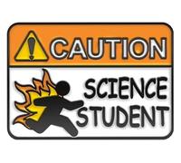 Ticket Ticket Épinglette en émail Collection Phrases Revers Insigne Bijoux amusants, Klein, Métal non précieux