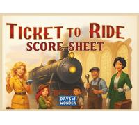 Ticket to Ride Score Sheet: Track Multiple Games Across All Editions & Expansions