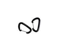 Ticket to the Moon - Aluminium carabiner 22kN x2 - Mousqueton Black -