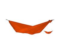 Ticket to the Moon Fair Trade & Artisanal Compact-Hamac Orange pour Voyages, Camping, Jardin, Maison, 3.2 * 1.55m, 480g, Durable Nylon en Soie De Parachute, Installation < 1min