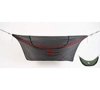 Ticket To the Moon - Moustiquaire 360 ° pour hamac - Noir - Protection Universelle Parfaite Contre Les Insectes (Net: 200 Trous/cm²) - 485 g - Double Fermeture Circulaire ouvre Plafond