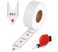 Tickets pour distributeur de restaurant à 3 chiffres, une banque de file d'attente pour billets, ticket 1 rouleau 000-999 Take Number 2, 2000 Departments Groups O Matic Busy