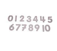 TickiT 72401 Chiffres Miroir, Petite Taille, Diamètre 70mm (Lot de 14)