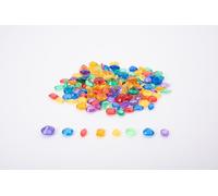 TickiT 73123 Bijoux de Couleur translucide - Motricité - Jouet mathématique - Compteurs, Correspondance, tri, Motif