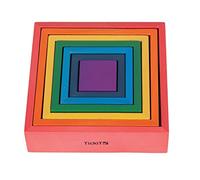 TickiT 73416 Wooden Rainbow Architect Squares